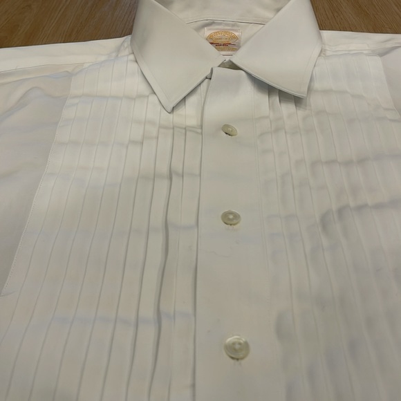 Brooks Brothers White Tuxedo Shirt - 007 - Picture 5 of 5